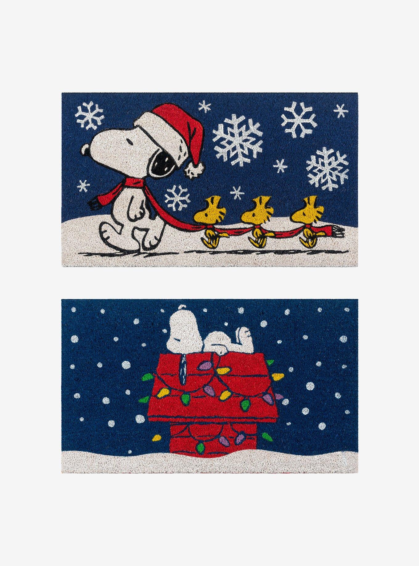 Peanuts Snoopy Holiday Coir Mat 2-Pack, , hi-res