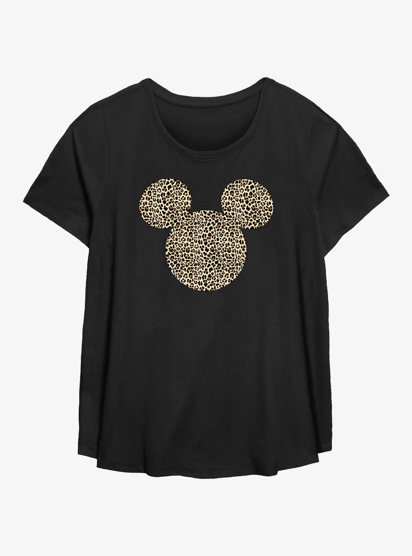 Disney Mickey Mouse Animal Ears Girls T-Shirt Plus