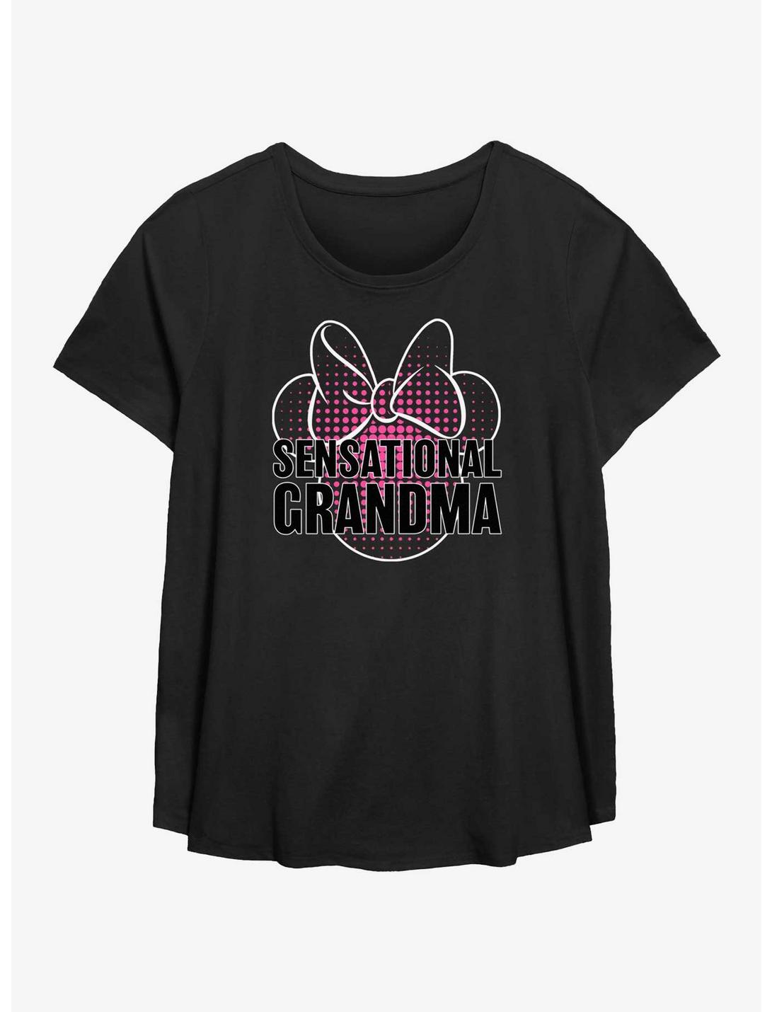 Disney Minnie Mouse Sensational Grandma Girls T-Shirt Plus Size, BLACK, hi-res