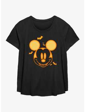 Disney Mickey Mouse Mickey Pumpkin Girls T-Shirt Plus Size, , hi-res