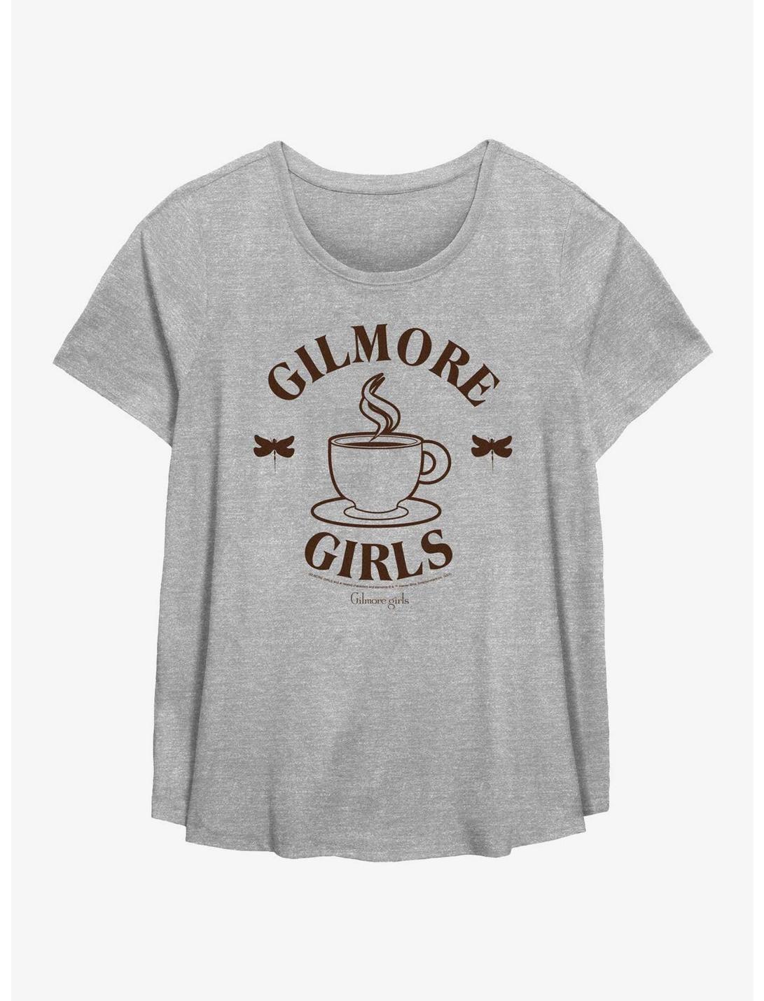 Gilmore Girls Coffee Girls T-Shirt Plus Size, HEATHER GR, hi-res