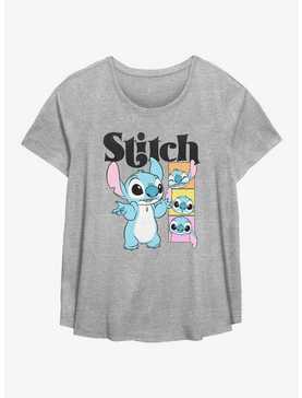 Disney Lilo & Stitch Poses Girls T-Shirt Plus Size, , hi-res