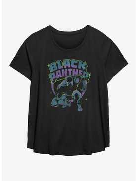 Marvel Black Panther Retro Panther Girls T-Shirt Plus Size, , hi-res