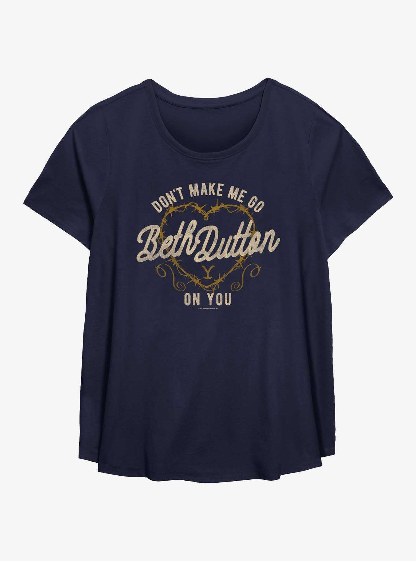 Yellowstone Go Beth Dutton Girls T-Shirt Plus Size, , hi-res