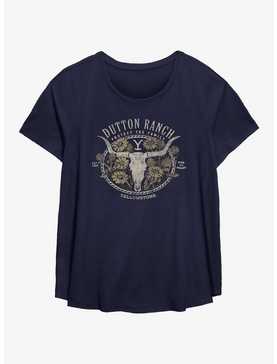 Yellowstone Dutton Ranch Protect The Family Floral Girls T-Shirt Plus Size, , hi-res