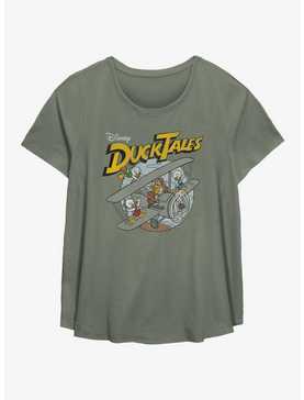 Disney Ducktales Plane Girls T-Shirt Plus Size, , hi-res