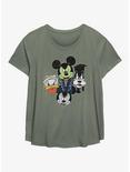 Disney Mickey Mouse & Friends Halloween Heads Girls T-Shirt Plus Size, SAGE, hi-res