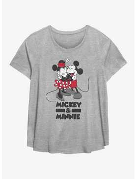 Disney Mickey Mouse & Minnie Mouse Laugh Girls T-Shirt Plus Size, , hi-res