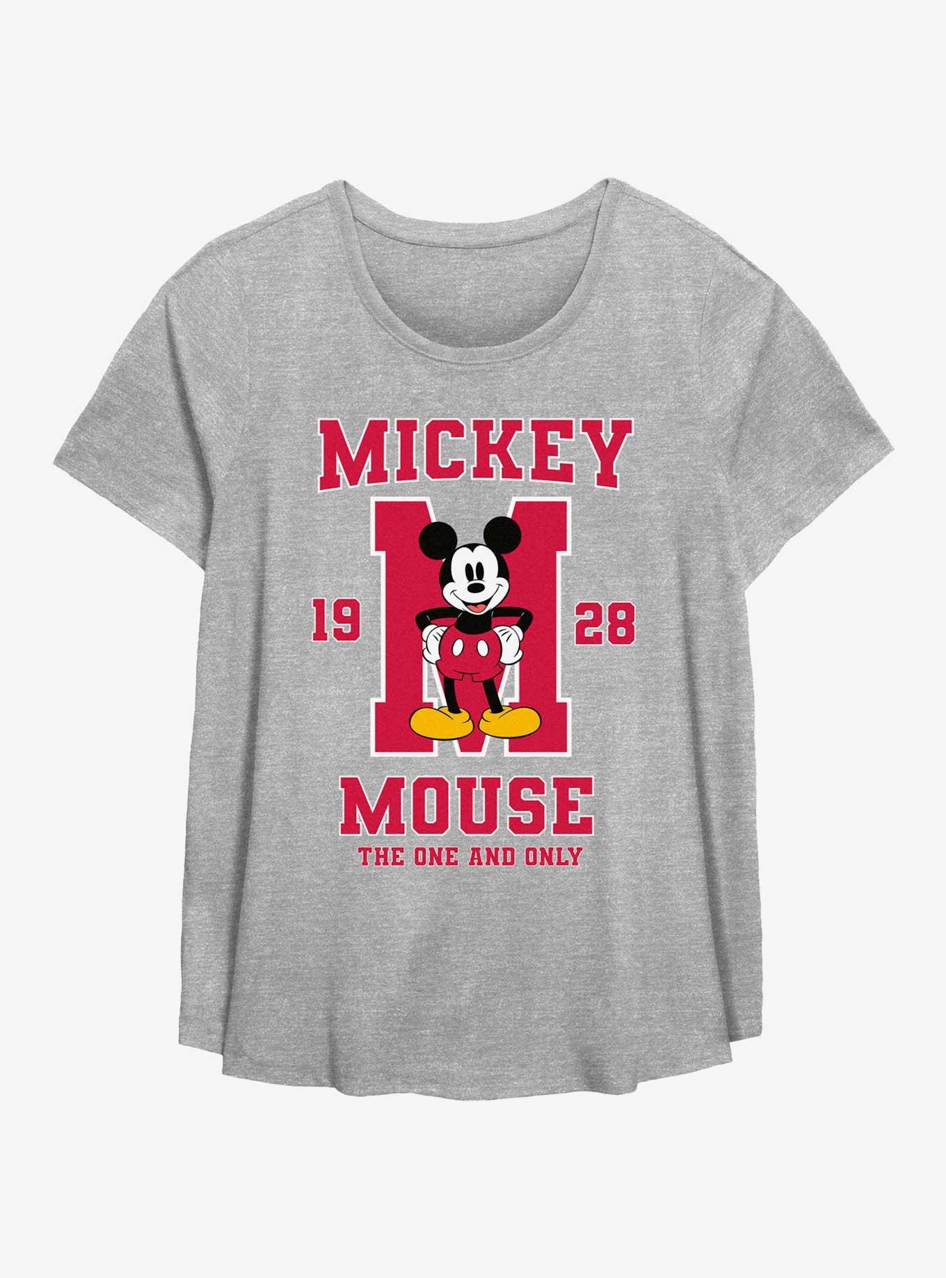 Disney Mickey Mouse One And Only Collegiate Girls T-Shirt Plus Size
