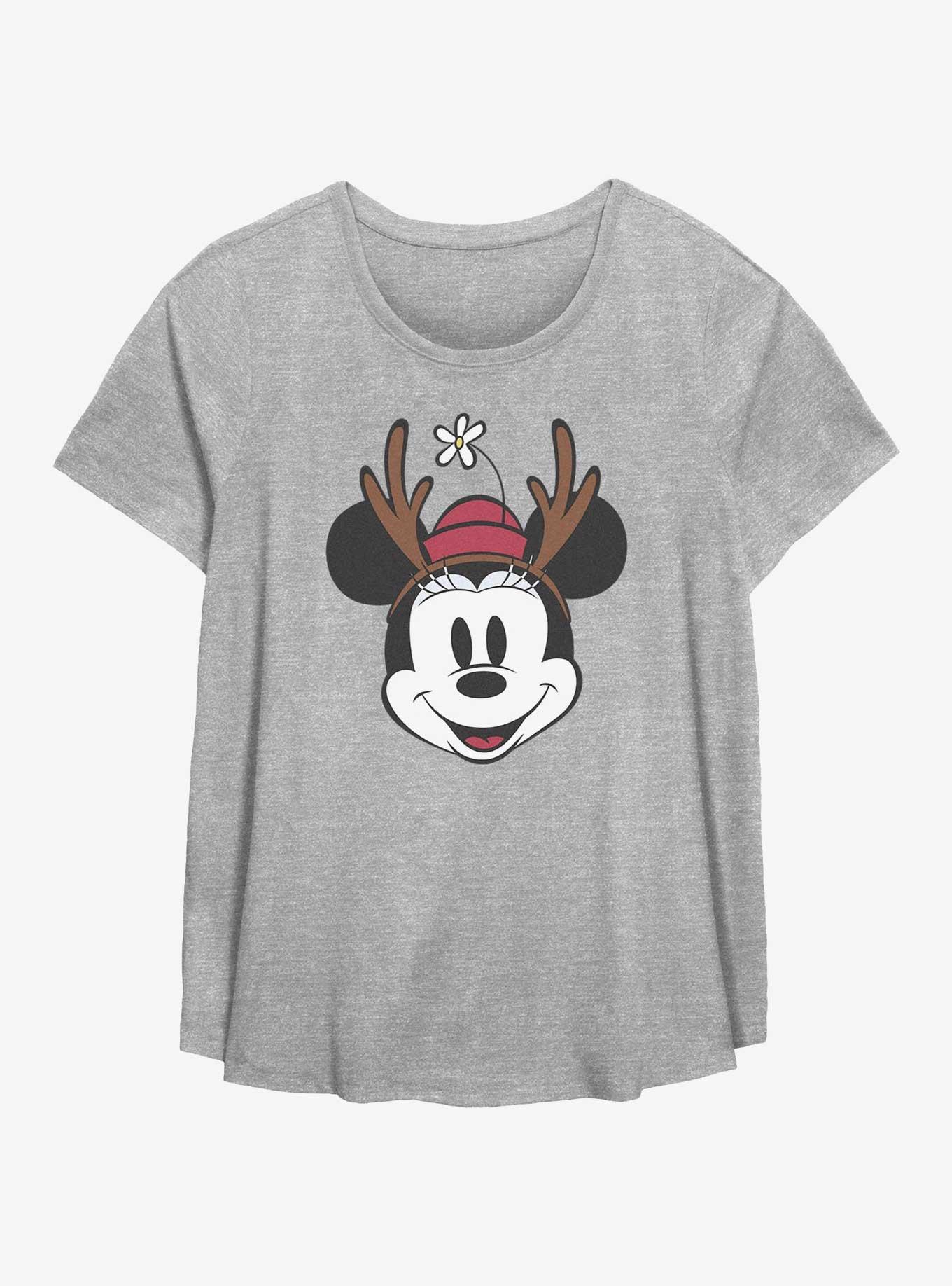 Disney Minnie Mouse Antlers Girls T-Shirt Plus Size, , hi-res