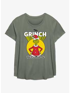 Dr. Seuss How The Grinch Stole Christmas Retro Girls T-Shirt Plus Size, , hi-res
