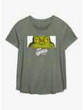 Dr. Seuss How The Grinch Stole Christmas Eyes Girls T-Shirt Plus Size, SAGE, hi-res