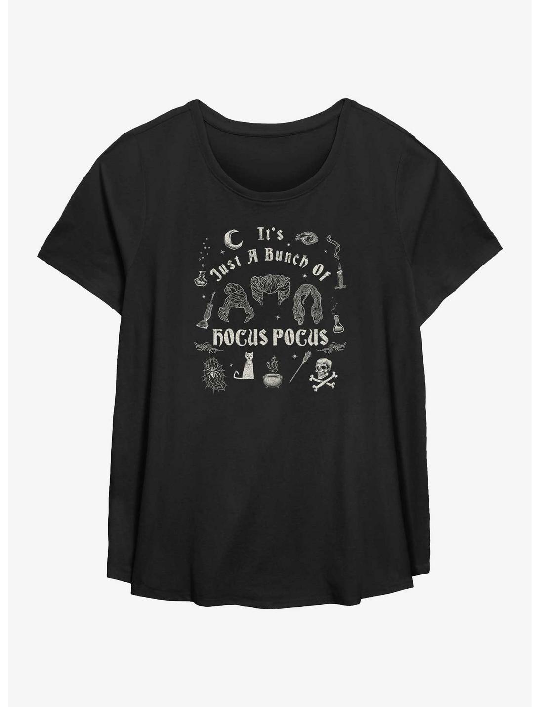 Disney Hocus Pocus A Bunch Of Hocus Pocus Girls T-Shirt Plus Size, BLACK, hi-res