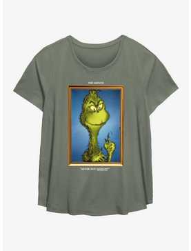 Dr. Seuss How The Grinch Stole Christmas Painted Grinch Girls T-Shirt Plus Size, , hi-res