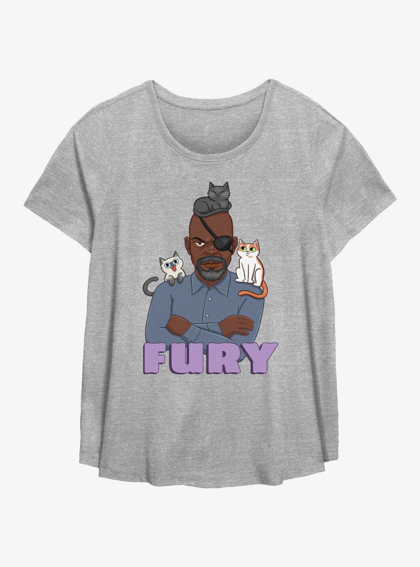 Marvel The Marvels Fury Cats Girls T-Shirt Plus Size, , hi-res