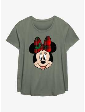 Disney Minnie Mouse Holiday Bow Womens T-Shirt Plus Size, , hi-res