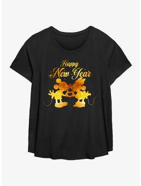 Disney Mickey Mouse Mickey And Minnie Kissing Womens T-Shirt Plus Size, , hi-res