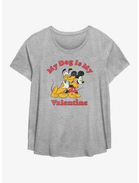 Disney Pluto Love My Dog Womens T-Shirt Plus Size, , hi-res