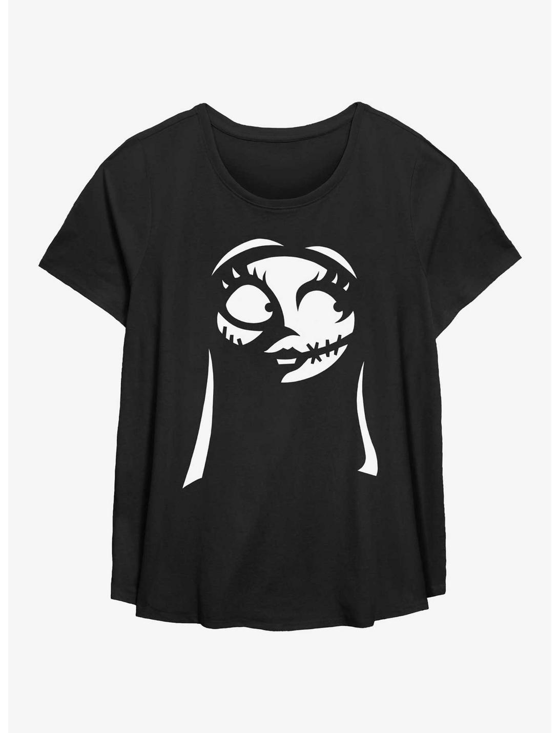Disney Nightmare Before Christmas Shadow Sally Womens T-Shirt Plus Size, BLACK, hi-res
