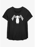 Marvel Spider-Man Symbiote Icon Womens T-Shirt Plus Size, BLACK, hi-res