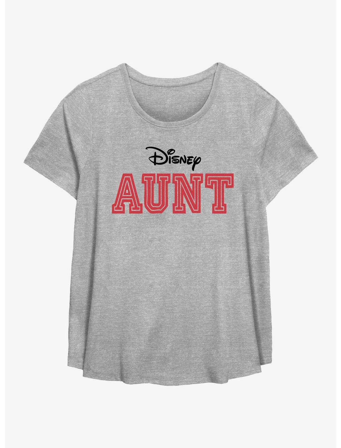 Disney Aunt Womens T-Shirt Plus Size, HEATHER GR, hi-res