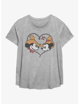 Disney Mickey Mouse Western Sweethearts Womens T-Shirt Plus Size, , hi-res