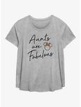 Disney Minnie Mouse Fab Aunt Womens T-Shirt Plus Size, HEATHER GR, hi-res