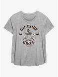 Gilmore Girls Coffee Womens T-Shirt Plus Size, HEATHER GR, hi-res