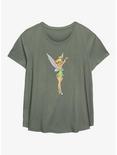 Disney Tinker Bell Color Sketch Womens T-Shirt Plus Size, SAGE, hi-res
