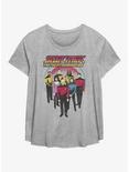 Star Trek Star Trek Group Womens T-Shirt Plus Size, HEATHER GR, hi-res