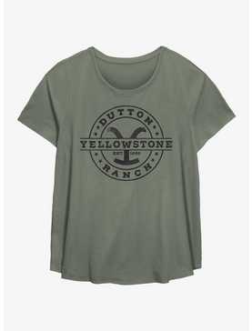 Yellowstone Logo Dutton Ranch Womens T-Shirt Plus Size, , hi-res