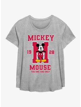 Disney Mickey Mouse One And Only Collegiate Womens T-Shirt Plus Size, , hi-res