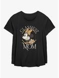 Disney Minnie Mouse Classiest Mom Womens T-Shirt Plus Size, BLACK, hi-res