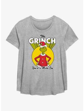 Dr. Seuss How The Grinch Stole Christmas Retro Womens T-Shirt Plus Size, , hi-res