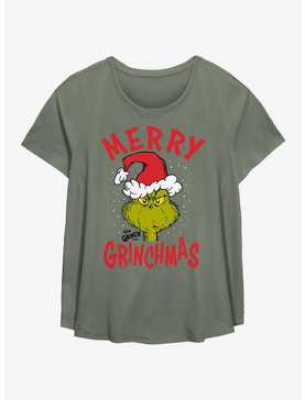 Dr. Seuss How The Grinch Stole Christmas Grinchmas Hat Womens T-Shirt Plus Size, , hi-res
