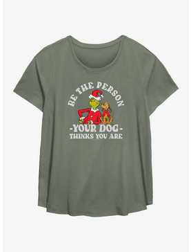 Dr. Seuss How The Grinch Stole Christmas Your Dog Thinks You Are Womens T-Shirt Plus Size, , hi-res