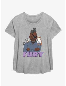 Marvel The Marvels Fury Cats Womens T-Shirt Plus Size, , hi-res