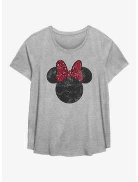 Disney Minnie Mouse Bow Womens T-Shirt Plus Size, , hi-res