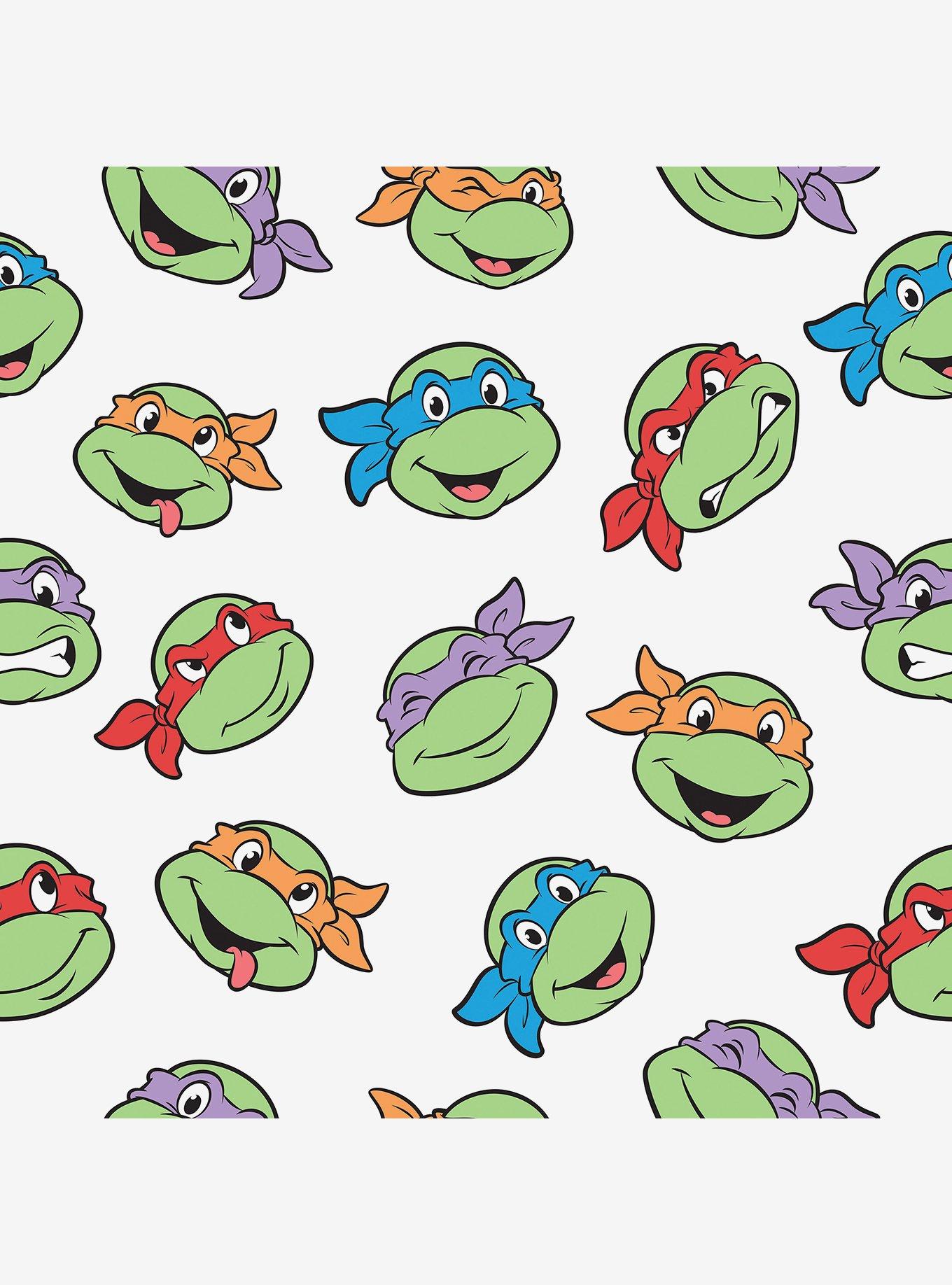 Teenage Mutant Ninja Turtles Character Faces Peel and Stick Wallpaper, , hi-res