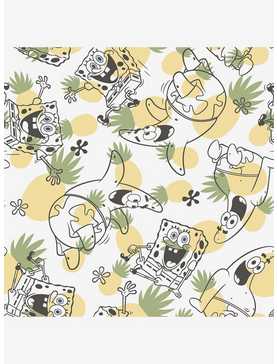 SpongeBob SquarePants Pineapple Toss Peel and Stick Wallpaper, , hi-res
