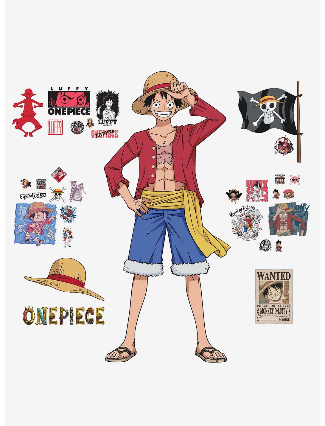 One Piece Luffy Giant Peel and Stick Wall Decals, , hi-res