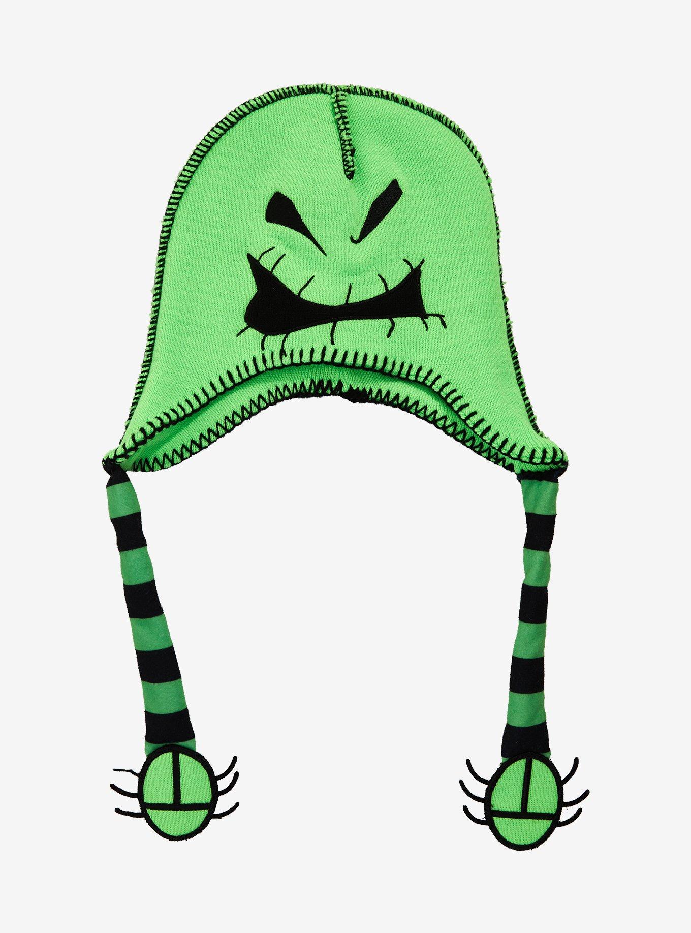 The Nightmare Before Christmas Oogie Boogie Glow-In-The-Dark Tassel Beanie