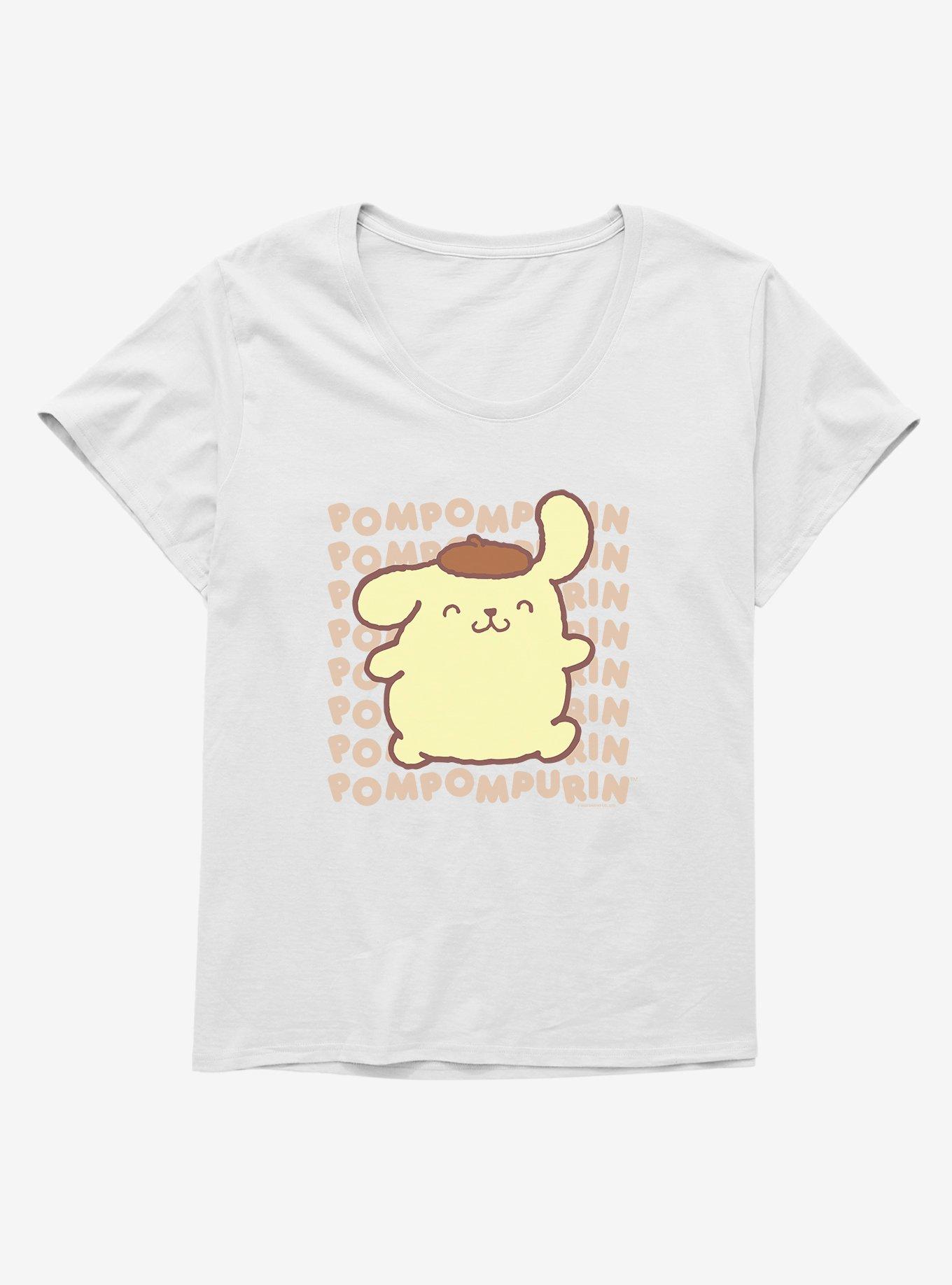 Pompompurin Character Name  Girls T-Shirt Plus