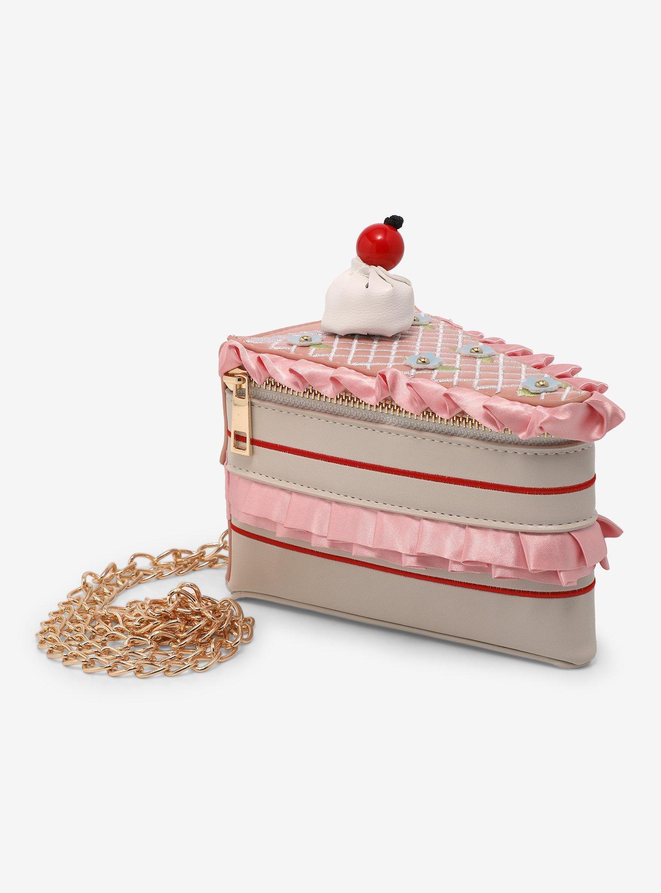 Cake Slice Figural Crossbody Bag, , hi-res