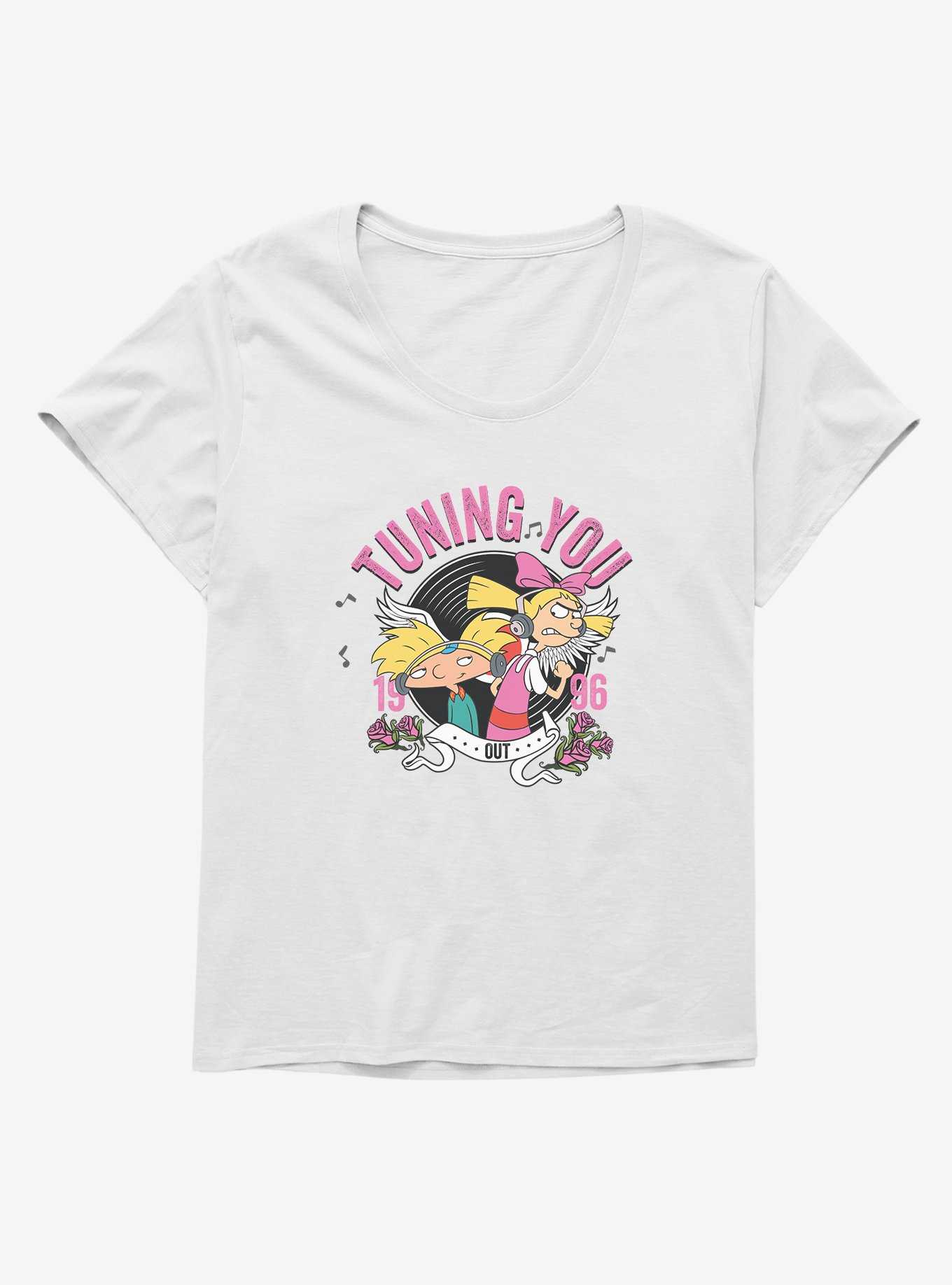 Hey Arnold! Tuning You Out 1996 Girls T-Shirt Plus Size, , hi-res