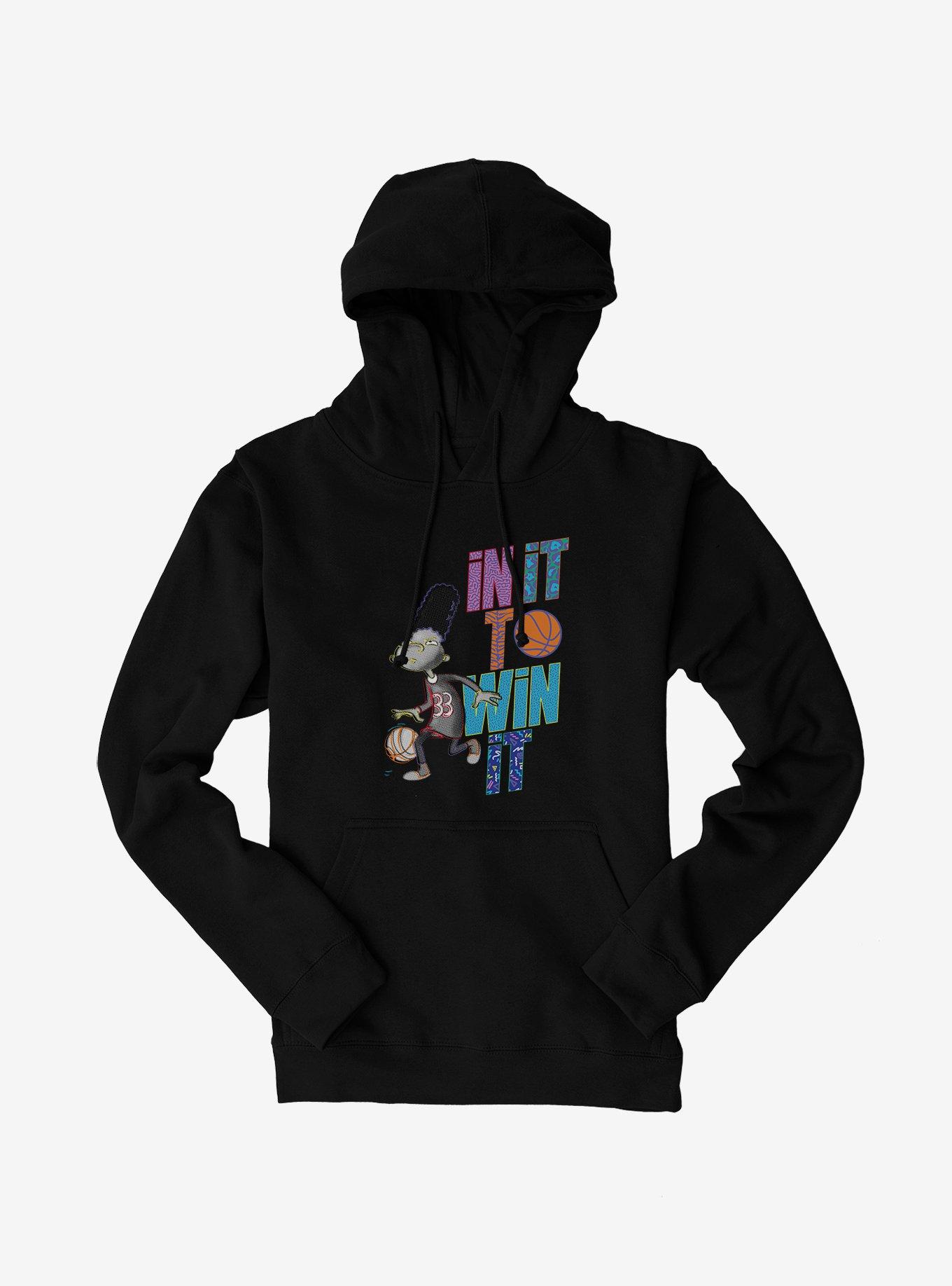 Hey Arnold! In It To Win It Hoodie, BLACK, hi-res