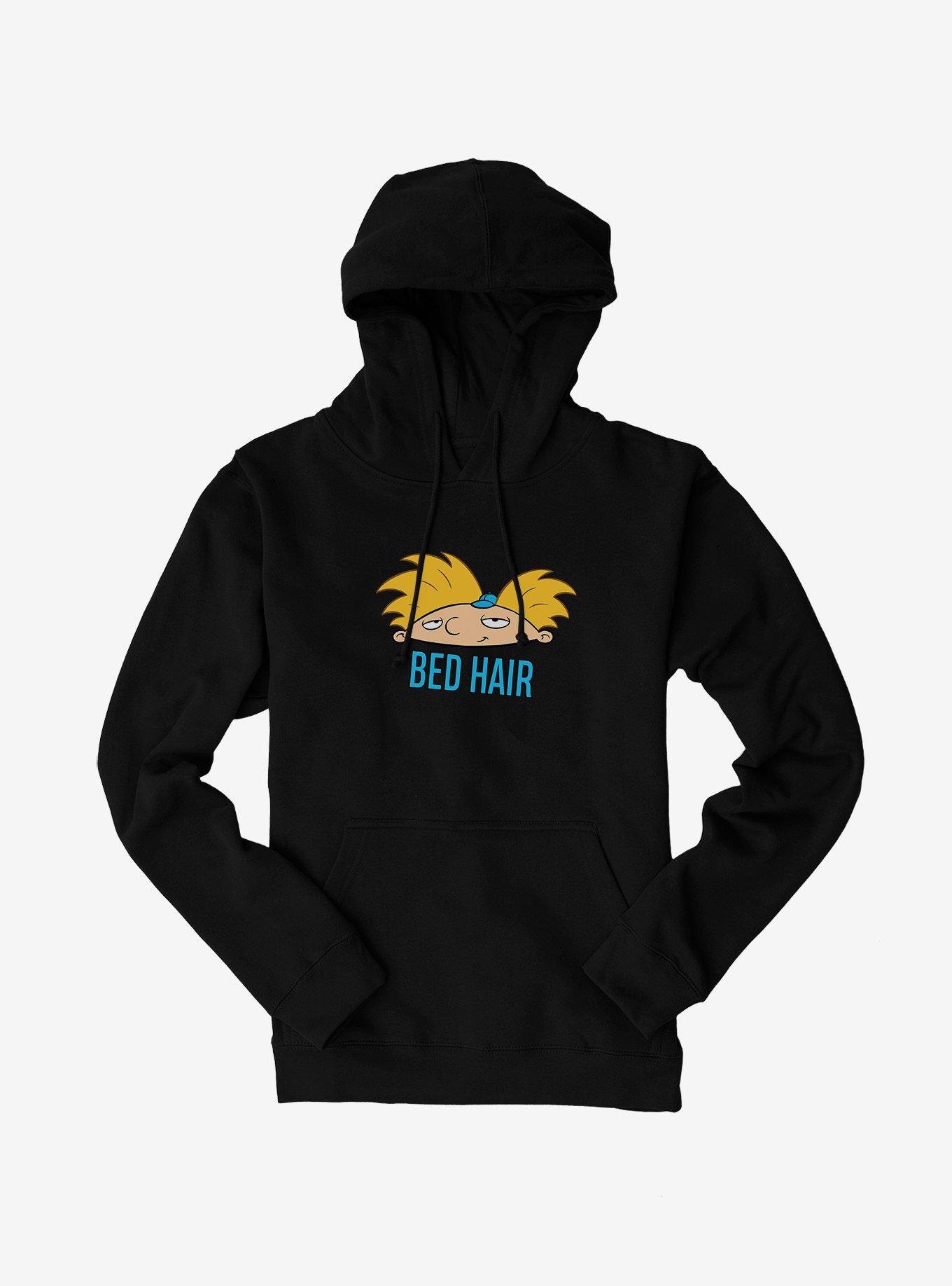 Hey Arnold! Bed Hair Hoodie, BLACK, hi-res