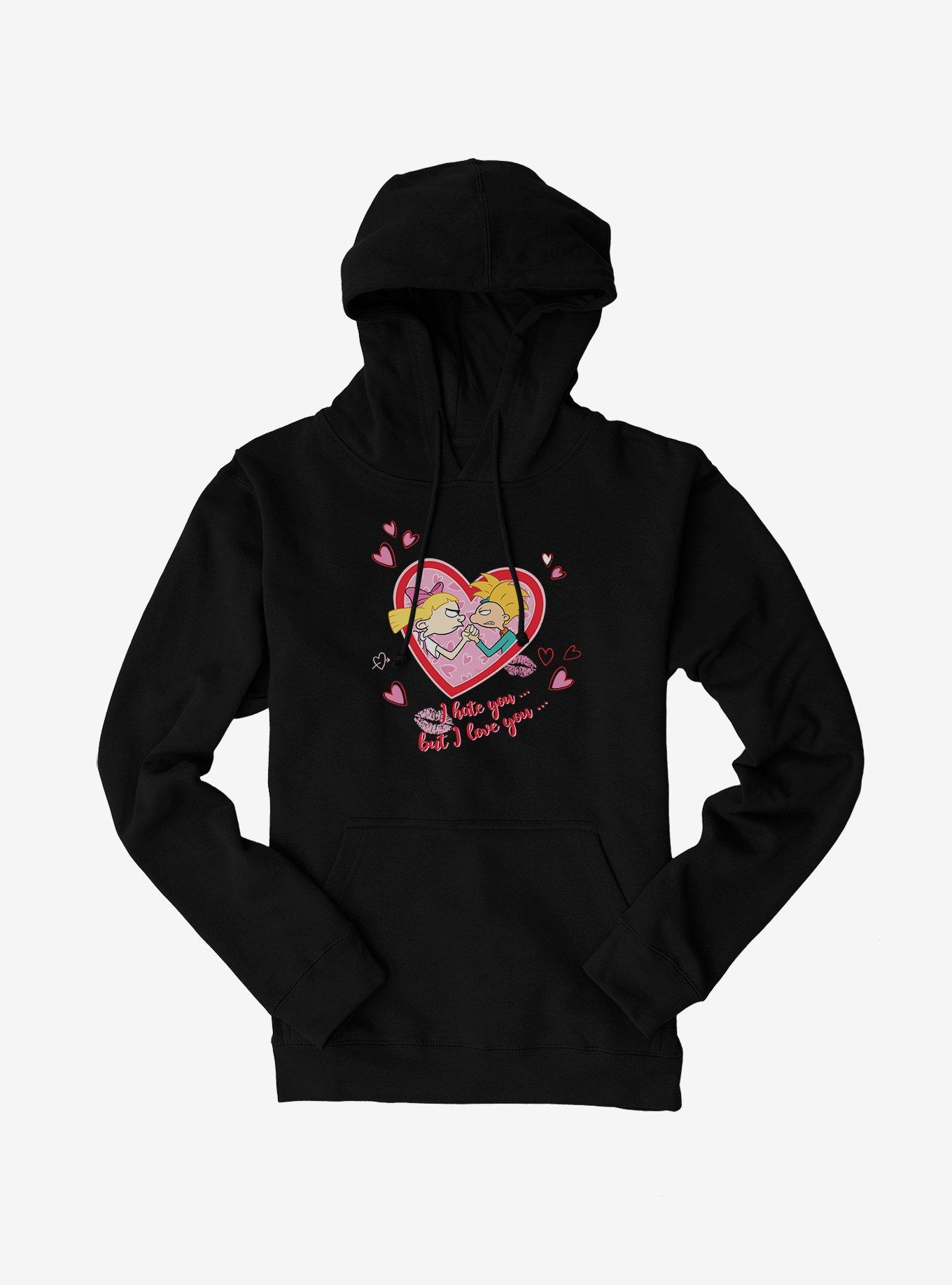 Hey Arnold! I Hate You? But I Love You? Hoodie, , hi-res