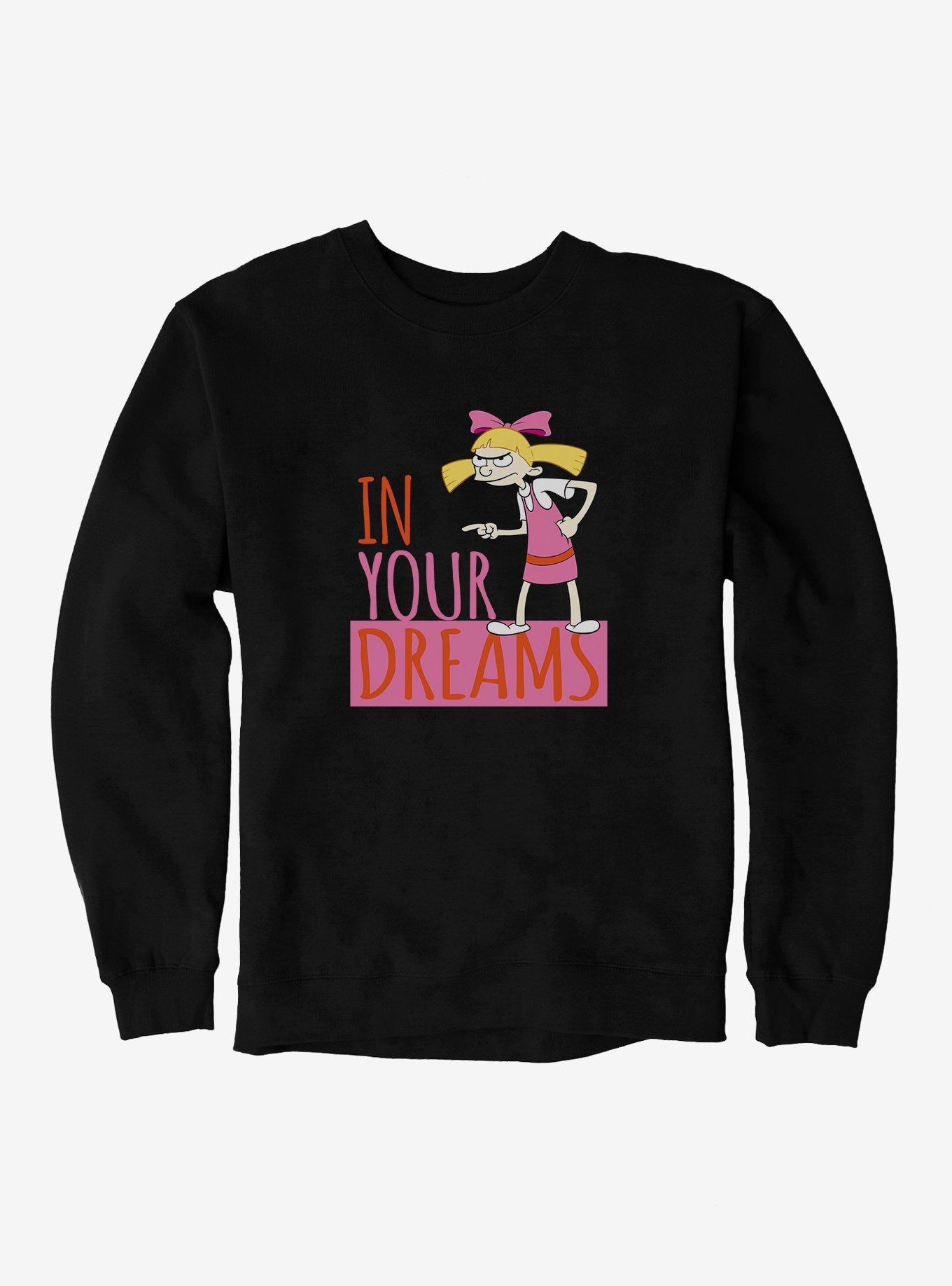 Hey Arnold! In Your Dreams Sweatshirt, BLACK, hi-res