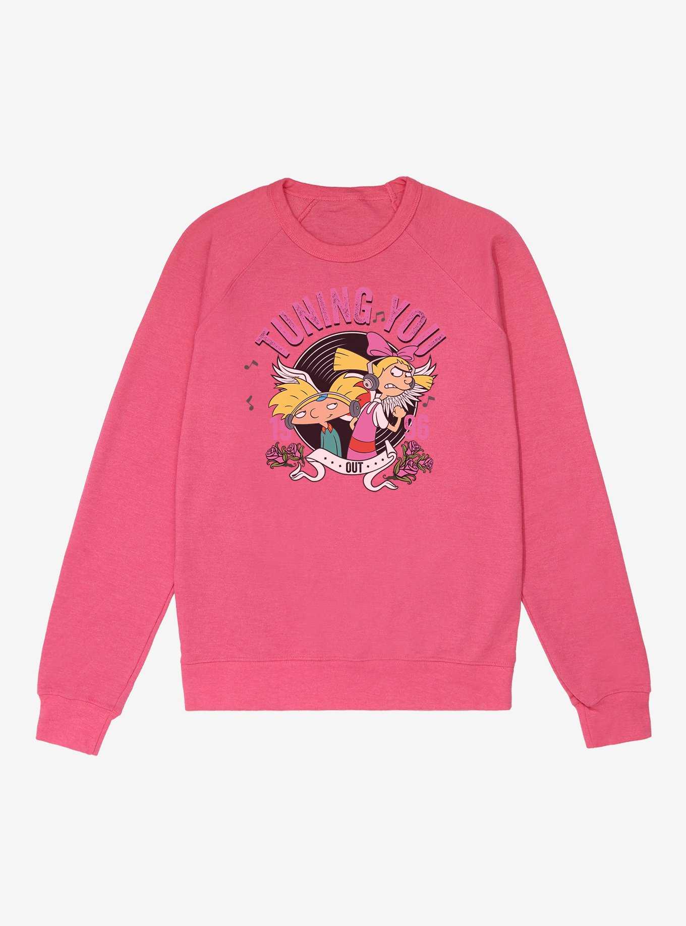 Hey Arnold! Tuning You Out 1996 French Terry Sweatshirt, , hi-res